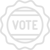 Vote badge icon